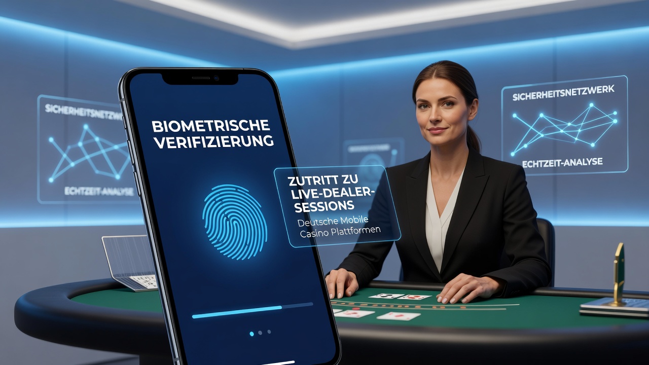 Biometrische Verifikation auf mobilen Geräten für den Zugriff auf Live-Dealer-Spiele in deutschen Casinos
