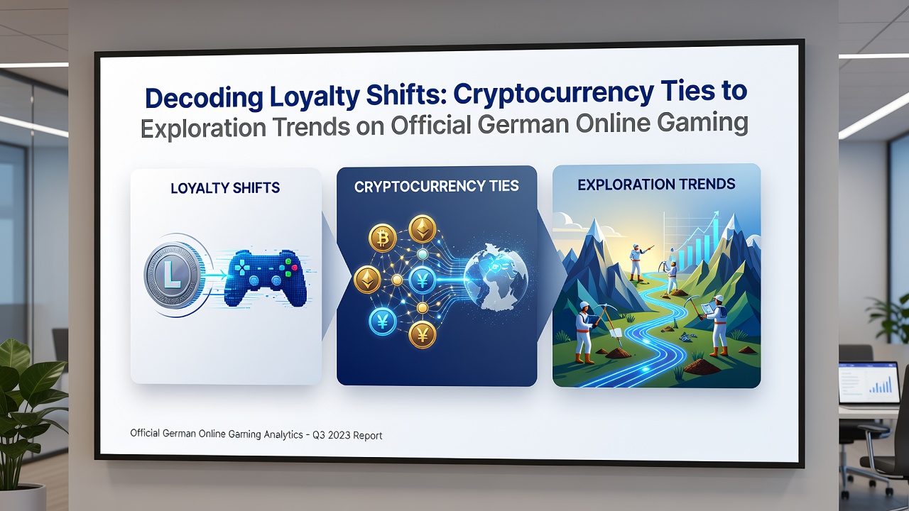 Illustration von Explorationsmustern und Krypto-Adoption auf Gaming-Portalen