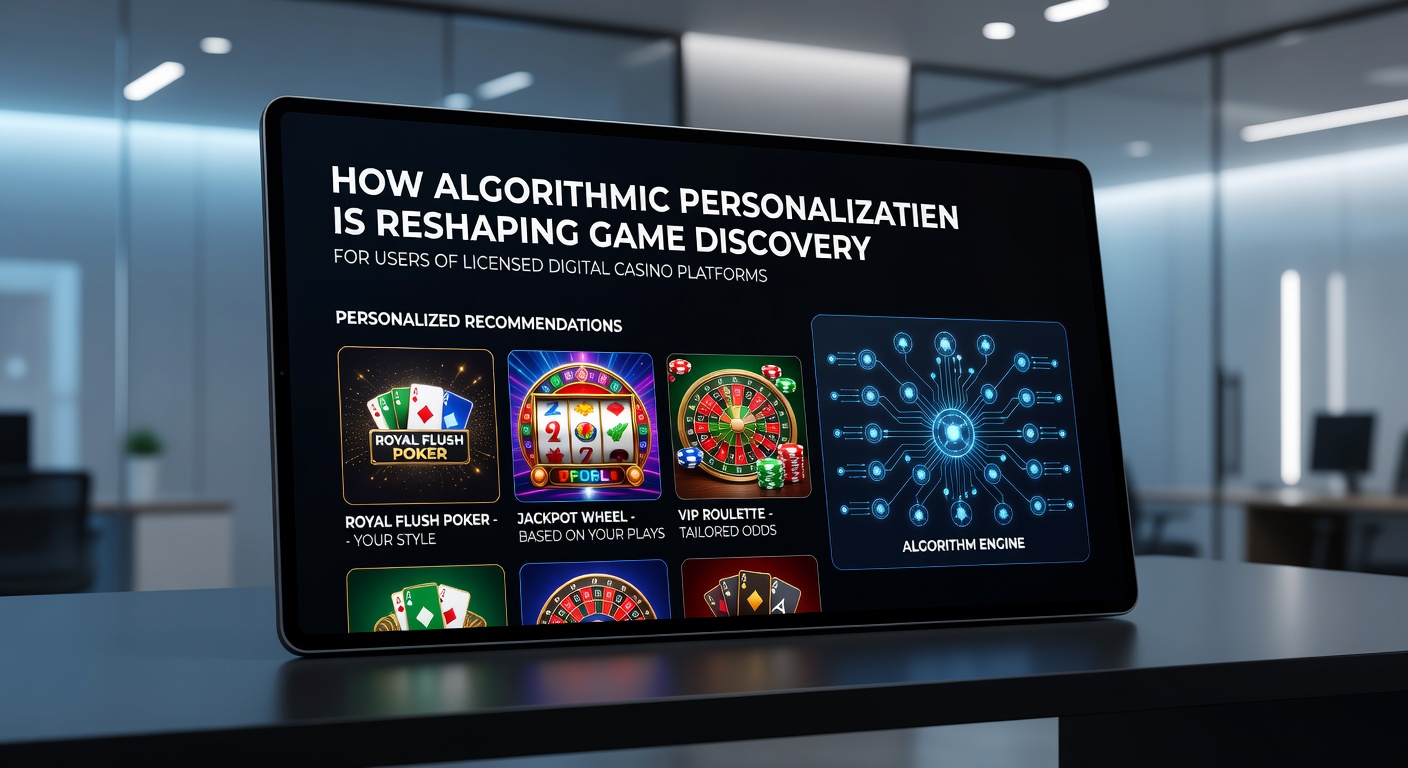 Visualisierung von Algorithmen und Datenströmen in einem Casino-Interface mit Nutzerprofilen