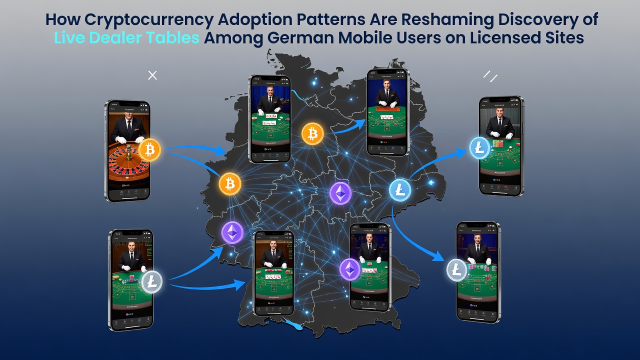 Kryptowährungs-Transaktionen und Live-Dealer-Tische auf mobilen Geräten in Deutschland