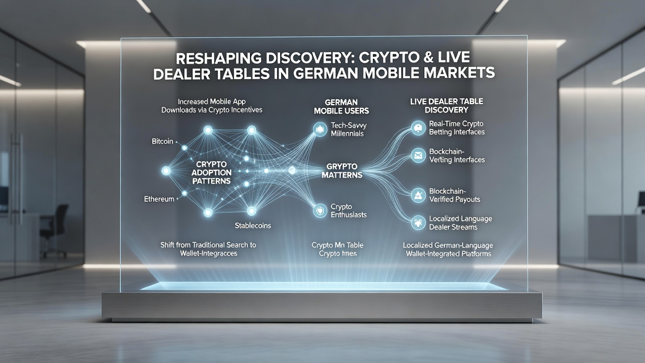 Mobile Nutzer entdecken Live-Dealer-Tische über Krypto-Integrationen auf lizenzierten deutschen Plattformen