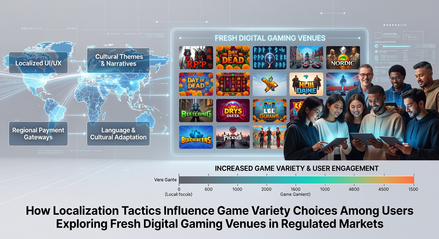 Nutzer erkunden lokalisierte Spieloptionen auf einer digitalen Plattform in einem regulierten Markt