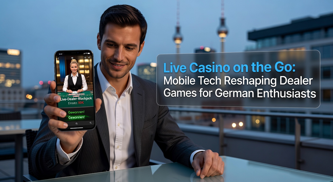 Smartphone mit Live-Roulette-Tisch und Dealer in Echtzeit, typisch für mobile Casino-Apps in Deutschland