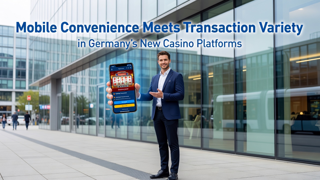 Mobile Casino-Plattformen mit verschiedenen Zahlungsoptionen auf Smartphones in Deutschland