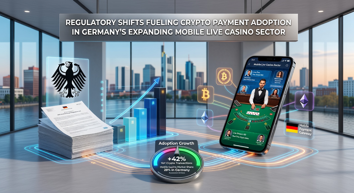 Wachstum von Krypto-Zahlungen in mobilen Live-Casinos Deutschlands