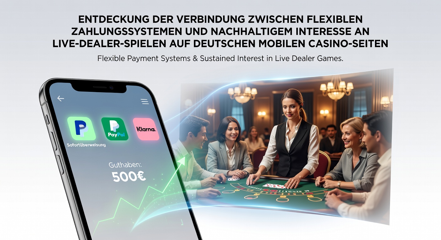 Flexible Zahlungsmethoden und Live-Dealer-Spiele auf mobilen Geräten in deutschen Casinos