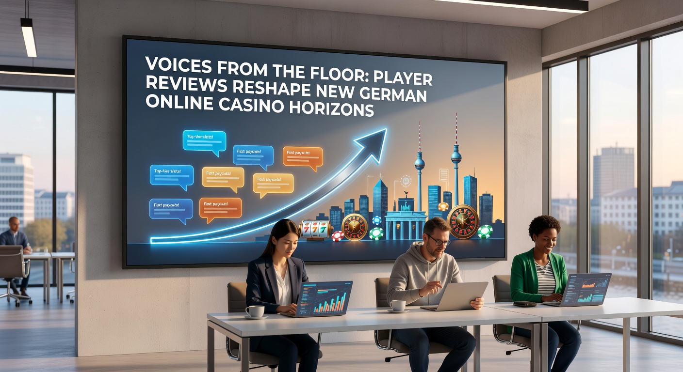 Spieler teilen ihre Erfahrungen in einem belebten Online-Casino-Forum, während Bewertungssterne leuchten